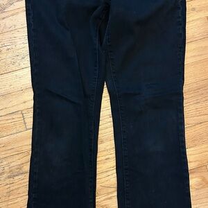 Madewell The Sweetheart Elegant Black Flare Women's Jeans